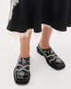 Simone Rocha Simone Rocha Floral Lace Mules Black/Cream - 3
