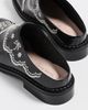 Simone Rocha Simone Rocha Floral Lace Mules Black/Cream - 4