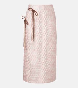 Simone Rocha Simone Rocha Floral quilted pencil skirt