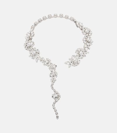 Simone Rocha Simone Rocha Fragment Heartbloom embellished necklace
