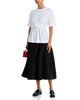 Simone Rocha Simone Rocha Gathered Rose Cotton Tee - 2