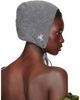 Simone Rocha Simone Rocha Gray Cashmere Bonnet - 3