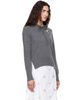 Simone Rocha Simone Rocha Gray Embellished Relaxed Cashmere Hoodie - 2