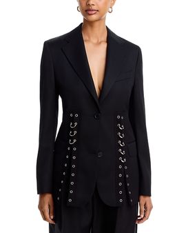 Simone Rocha Simone Rocha Grommet Ring Split Hem Jacket