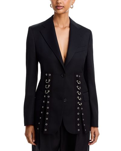 Simone Rocha Simone Rocha Grommet Ring Split Hem Jacket
