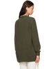 Simone Rocha Simone Rocha Khaki Merino Lace Up Hem Jumper - 3