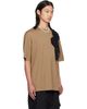Simone Rocha Simone Rocha Khaki Ruffle Rosette Boxy T-shirt - 2