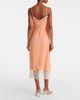 Simone Rocha Simone Rocha Lace-trimmed crêpe de chine slip dress - 3