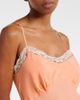 Simone Rocha Simone Rocha Lace-trimmed crêpe de chine slip dress - 4