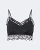 Simone Rocha Simone Rocha Lace-trimmed satin bralette - 1