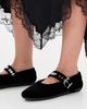 Simone Rocha Simone Rocha Mary Jane Ballerina Grip Flats Black/Pearl/Clear - 3