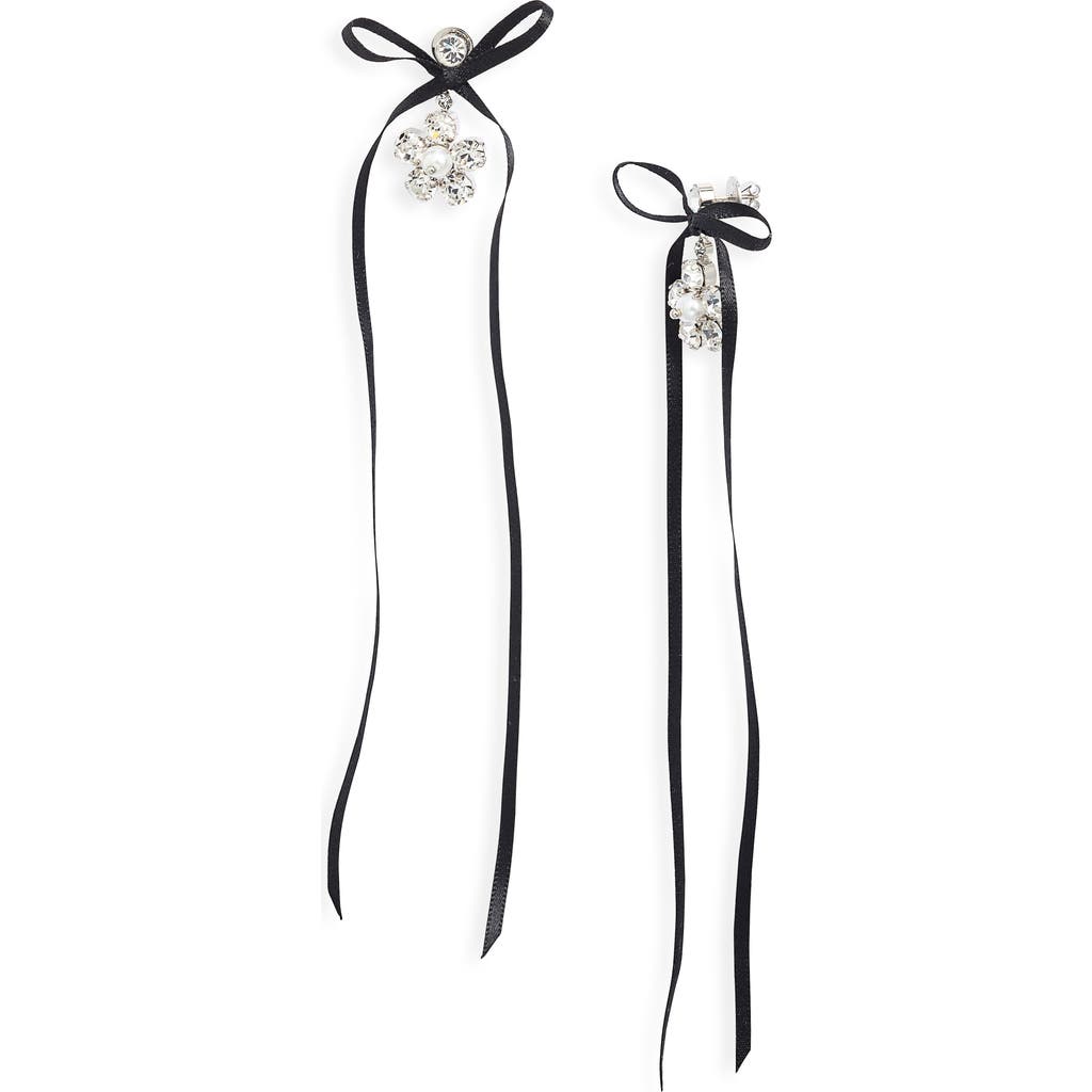 Simone Rocha Simone Rocha Mini Daisy Bow Drop Earrings