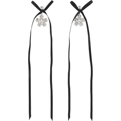 Simone Rocha Simone Rocha Mini Daisy Drop Bow Earrings