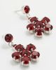 Simone Rocha Simone Rocha Mini Daisy Drop Earrings Blood Red One - 4