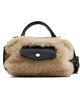 Simone Rocha Simone Rocha Mini Faux Fur Biker Belt Bag Blonde One - 1