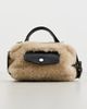 Simone Rocha Simone Rocha Mini Faux Fur Biker Belt Bag Blonde One - 2