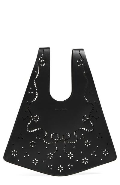 Simone Rocha Simone Rocha Mini Lasercut Leather Shopper