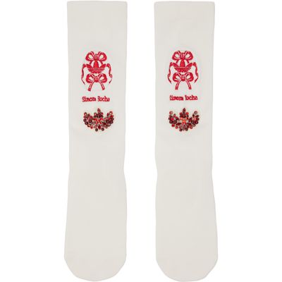 Simone Rocha Simone Rocha Off-White adidas Originals Edition Knee High Socks