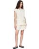 Simone Rocha Simone Rocha Off-White Boxy Peplum Bow Detail Blouse - 4