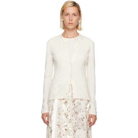 Simone Rocha Simone Rocha Off-White Pointelle Cardigan