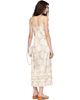 Simone Rocha Simone Rocha Off-White Ruffle Frill Hem Slip Midi Dress - 3
