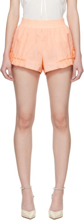 Simone Rocha Simone Rocha Orange Frill Track Shorts