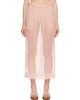 Simone Rocha Simone Rocha Pink Gathered Waist Cord Midi Skirt - 1