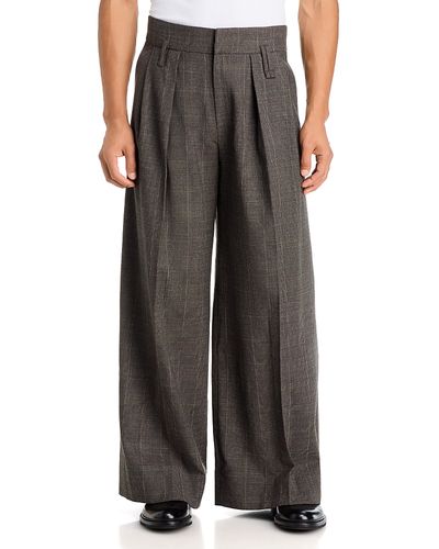 Simone Rocha Simone Rocha Relaxed Fit Wide Leg Wool Blend Pants