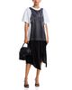 Simone Rocha Simone Rocha Satin Slip Dress Tromp L'oeil Print Tee - 2