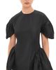 Simone Rocha Simone Rocha Sculpted Peplum Top Black - 1