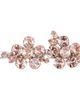 Simone Rocha Simone Rocha Silver & Pink Mini Hellebore Flower Hair Clip - 1