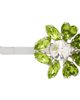 Simone Rocha Simone Rocha Silver Mini Heartbloom Hair Clip - 1