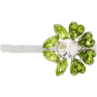 Simone Rocha Simone Rocha Silver Mini Heartbloom Hair Clip