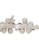 Simone Rocha Simone Rocha Silver Mini Hellebore Flower Hair Clip - 2