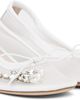 Simone Rocha Simone Rocha SSENSE Exclusive Bridal Capsule Embellished Flower Ballerina Heels - 4