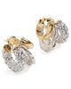 Simone Rocha Simone Rocha Stacked Rhinestone Hoop Earrings Rhodium/Gold/Crystal One - 1