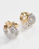 Simone Rocha Simone Rocha Stacked Rhinestone Hoop Earrings Rhodium/Gold/Crystal One - 2