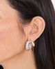 Simone Rocha Simone Rocha Stacked Rhinestone Hoop Earrings Rhodium/Gold/Crystal One - 3