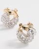 Simone Rocha Simone Rocha Stacked Rhinestone Hoop Earrings Rhodium/Gold/Crystal One - 4