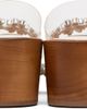 Simone Rocha Simone Rocha Transparent Embellished Scalloped Wooden Heeled Sandals - 2
