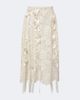 Simone Rocha Simone Rocha Unraveling bow-detail lace midi skirt - 1