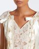 Simone Rocha Simone Rocha Unraveling bow-detail lace top - 3