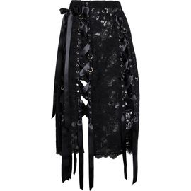 Simone Rocha Simone Rocha Unraveling Ribbon & Ring Lace Skirt