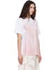 Simone Rocha Simone Rocha White & Pink Bow Sash Slip Dress Trompe L'Oeil Print T-shirt - 2