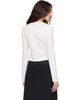 Simone Rocha Simone Rocha White Bow Tail Easy Long Sleeve T-shirt - 3