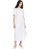 Simone Rocha Simone Rocha White Easy Embellished T-shirt Midi Dress - 4