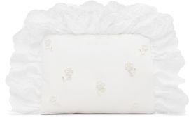 Simone Rocha Simone Rocha White Embellished Pillowcase Clutch