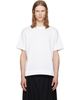 Simone Rocha Simone Rocha White Fitted Wire Turnup T-shirt - 1