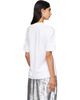 Simone Rocha Simone Rocha White Gathered Rose Wire Sleeve Boy T-shirt - 3