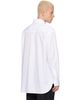 Simone Rocha Simone Rocha White Lace Up Hem Easy Shirt - 3